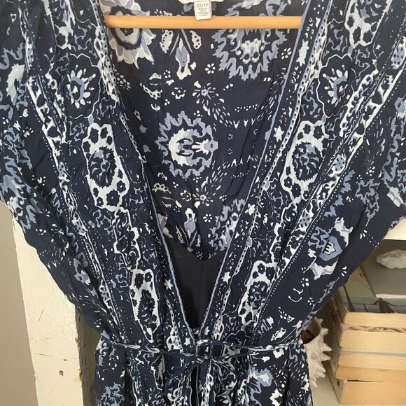 Paisley Midi Wrap Dress - Picture 2 of 4